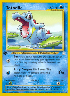 Totodile Neo Genesis #81