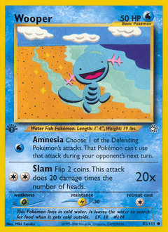 Wooper Neo Genesis #82