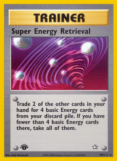 Super Energy Retrieval Neo Genesis #89
