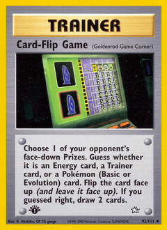 Card-Flip Game Neo Genesis #92