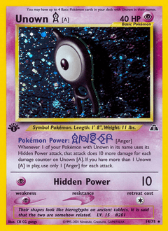 Unown [A] Neo Discovery #14