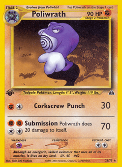 Poliwrath Neo Discovery #28