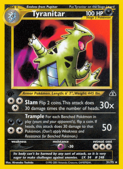 Tyranitar Neo Discovery #31