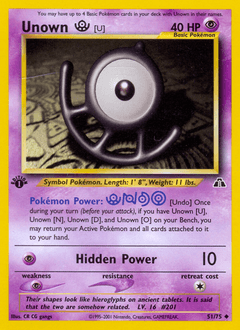 Unown [U] Neo Discovery #51