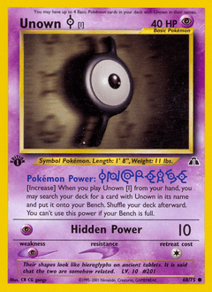 Unown [I] Neo Discovery #68