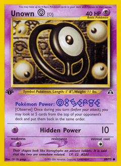 Unown [O] Neo Discovery #69