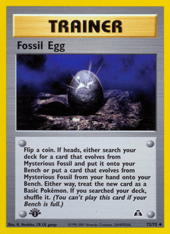 Fossil Egg Neo Discovery #72