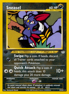 Sneasel Neo Revelation #24