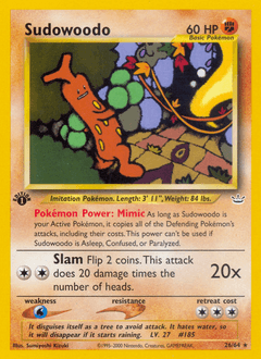 Sudowoodo Neo Revelation #26