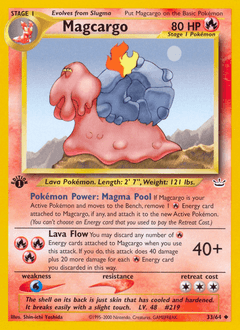 Magcargo Neo Revelation #33