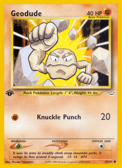 Geodude Neo Revelation #44
