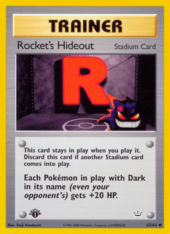 Rocket's Hideout Neo Revelation #63