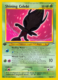 Shining Celebi Neo Destiny #106