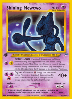 Shining Mewtwo Neo Destiny #109