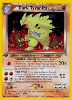 Dark Tyranitar Neo Destiny #11