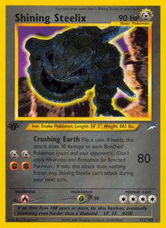Shining Steelix Neo Destiny #112