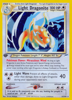 Light Dragonite Neo Destiny #14