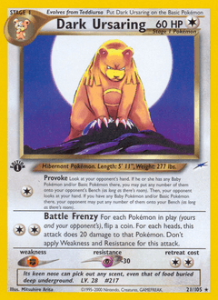 Dark Ursaring Neo Destiny #21