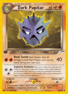 Dark Pupitar Neo Destiny #38