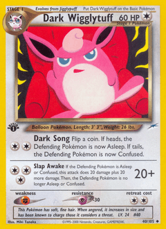 Dark Wigglytuff Neo Destiny #40