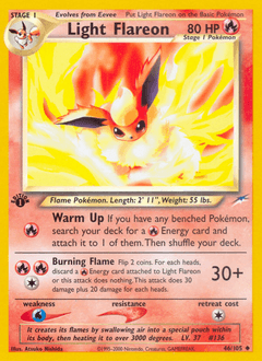 Light Flareon Neo Destiny #46