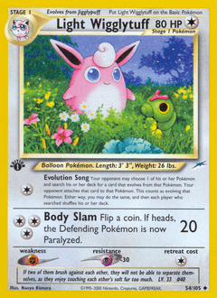 Light Wigglytuff Neo Destiny #54