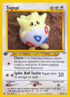 Togepi Neo Destiny #56