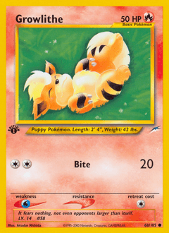 Growlithe Neo Destiny #68