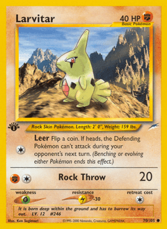 Larvitar Neo Destiny #70