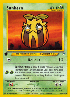 Sunkern Neo Destiny #83