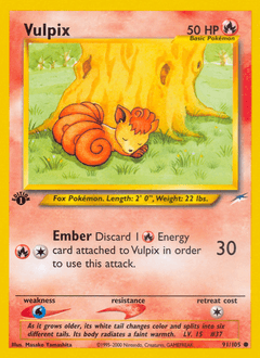 Vulpix Neo Destiny #91