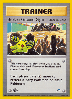 Broken Ground Gym Neo Destiny #92