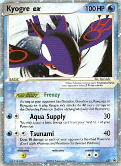 Kyogre ex Nintendo Black Star Promos #37
