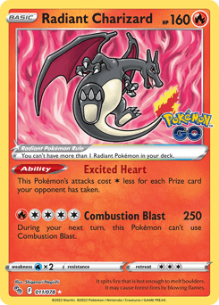 Radiant Charizard Pokémon GO #11