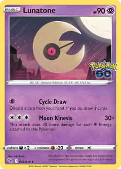 Lunatone Pokémon GO #34