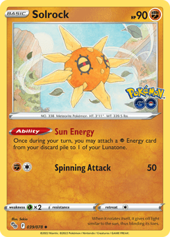 Solrock Pokémon GO #39