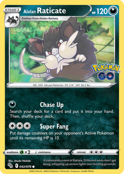 Alolan Raticate Pokémon GO #42