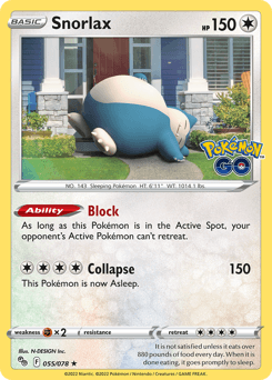Snorlax Pokémon GO #55