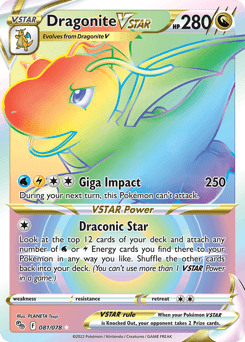 Dragonite VSTAR Pokémon GO #81