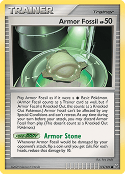 Armor Fossil Platinum #119