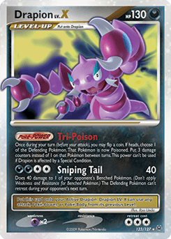 Drapion LV.X Platinum #123
