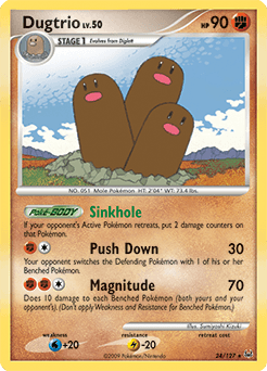 Dugtrio Platinum #24