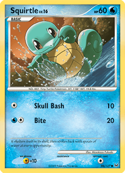 Squirtle Platinum #96