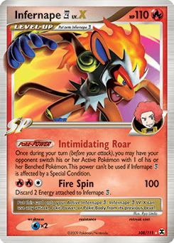 Infernape E4 LV.X Rising Rivals #108