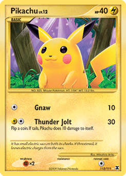 Pikachu Rising Rivals #112