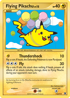 Flying Pikachu Rising Rivals #113