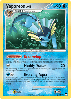 Vaporeon Rising Rivals #34