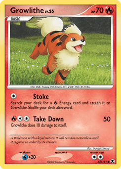 Growlithe Rising Rivals #63