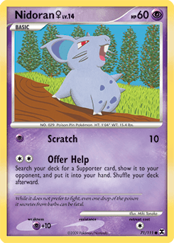 Nidoran ♀ Rising Rivals #71