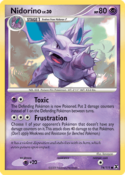 Nidorino Rising Rivals #74